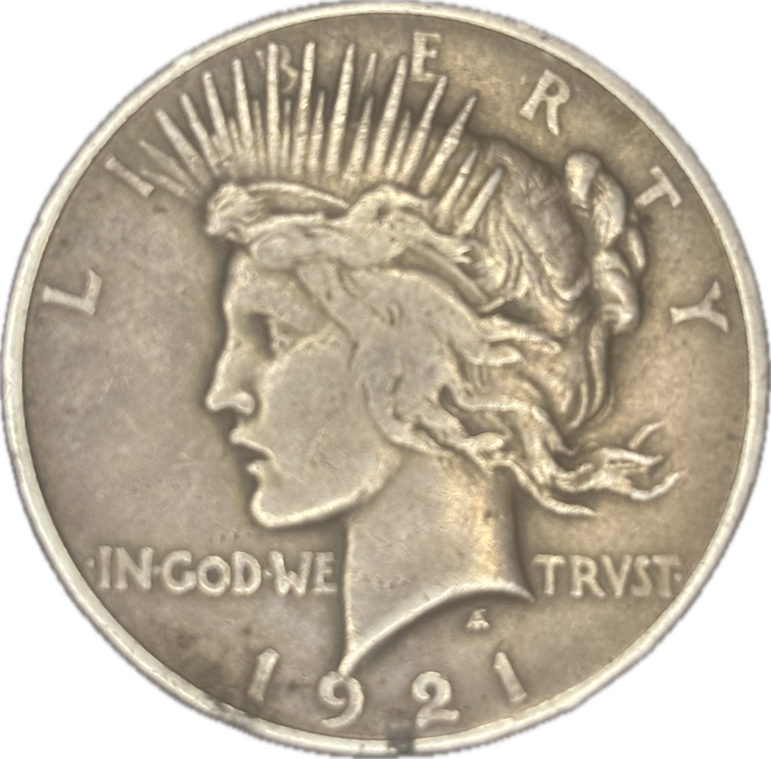 1921 Peace Dollar ANACS EF 40