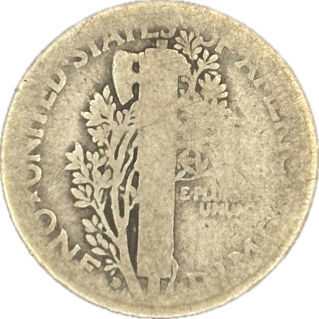 1916 D Mercury Dime ANACS AG-3 Key Date