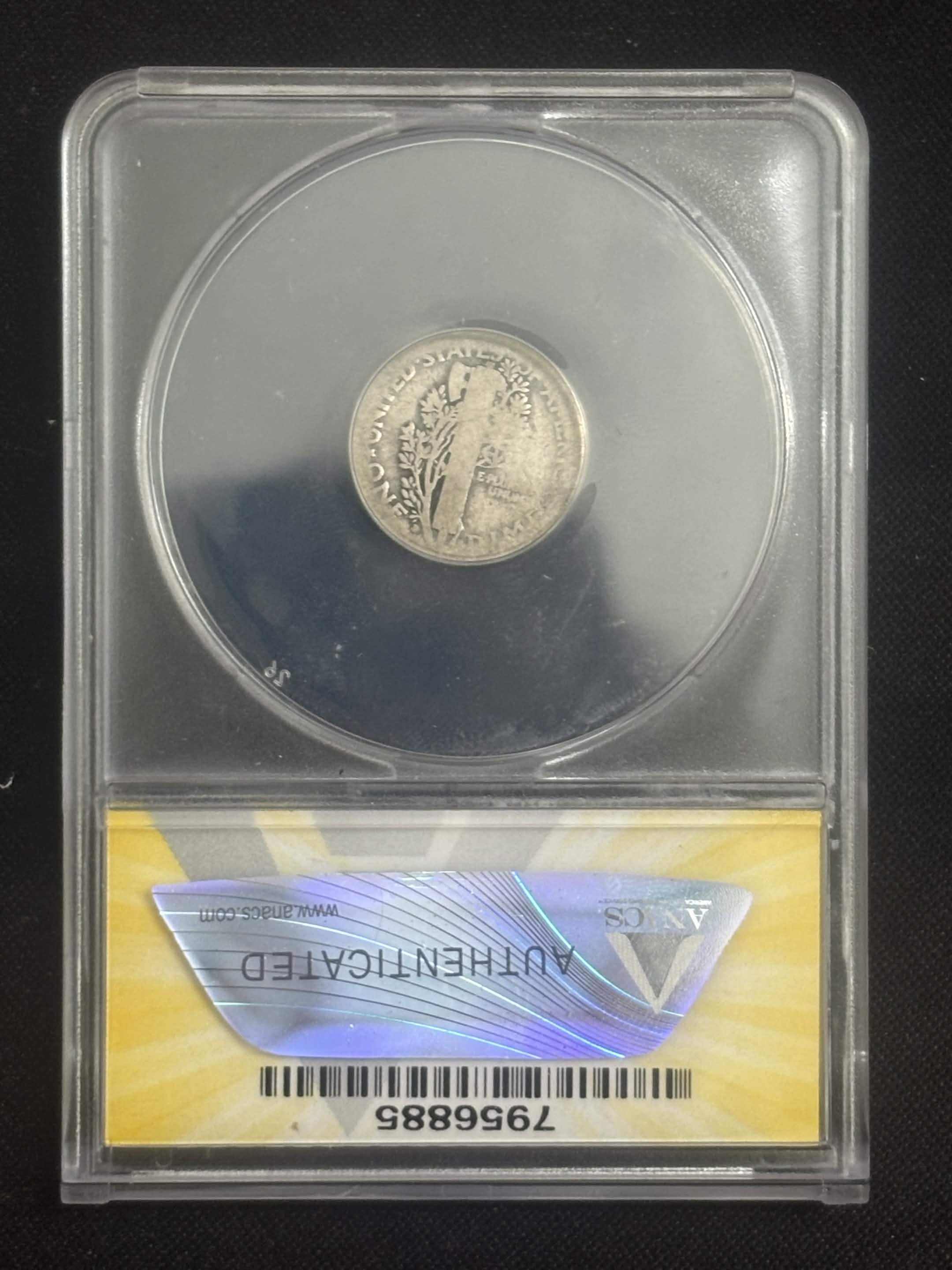 1916 D Mercury Dime ANACS AG-3 Key Date